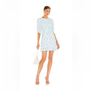 Faithful the Brand Balloon Sleeve Mini Dress